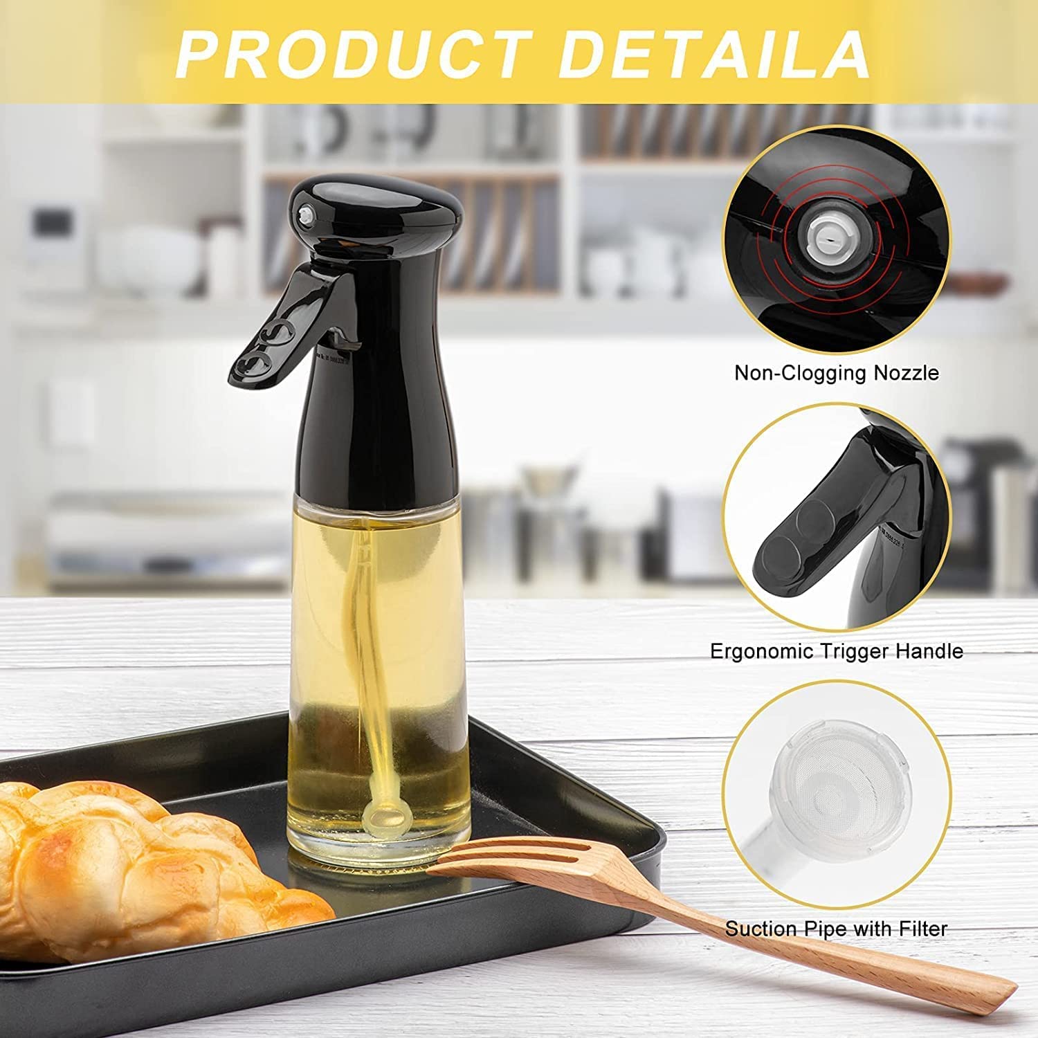Glass Oil Spray Dispenser