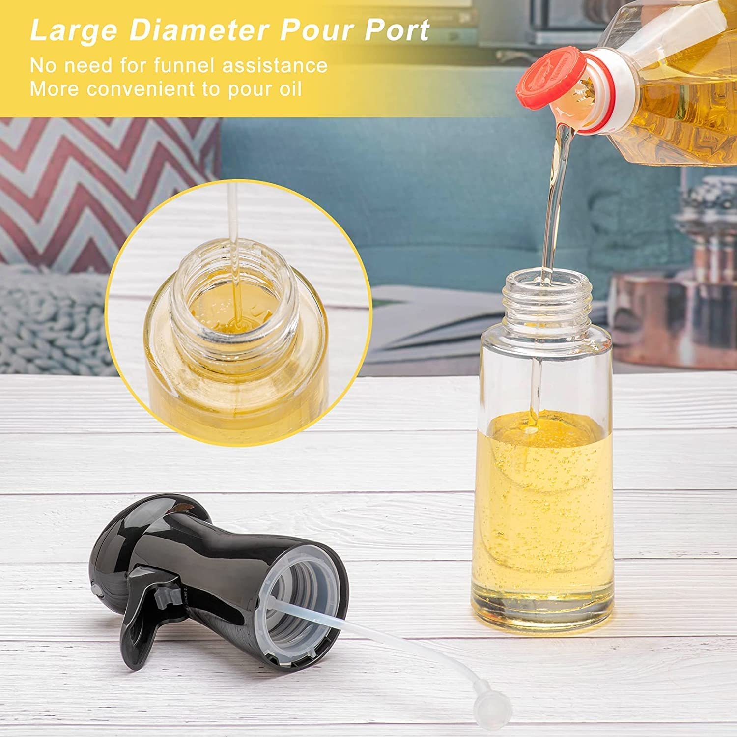 Glass Oil Spray Dispenser